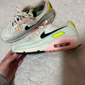 Nike Air Max 90 with Lime and Aqua Interior